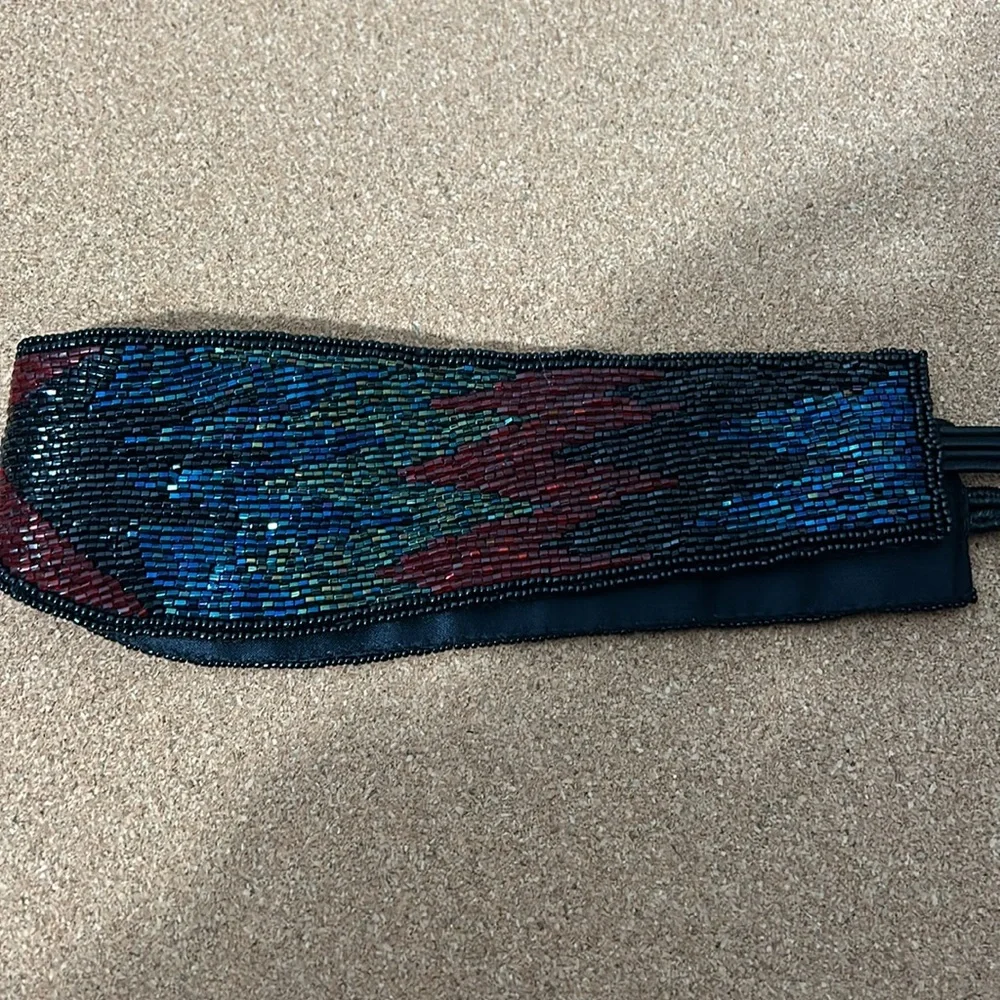 Vintage Speyer Milor Ltd Handmade Colorful Beaded belt